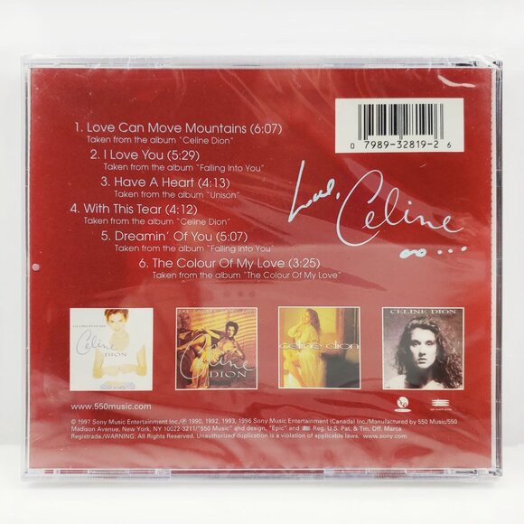 Love, Celine Dion CD 1997 Limited Edition Love Songs Collection Sealed - Picture 3 of 9
